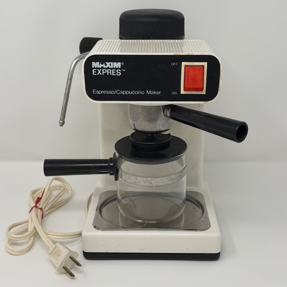 Maxim Expres EX-102 Espresso Cappuccino Maker Tested Working